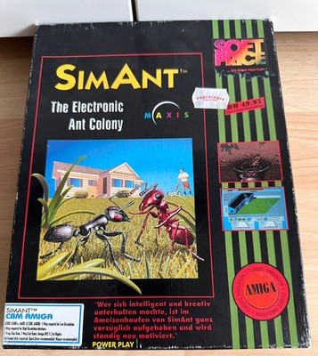 SIM ANT Amiga Spiel von Soft Price, getestet , Boxed, OVP ...