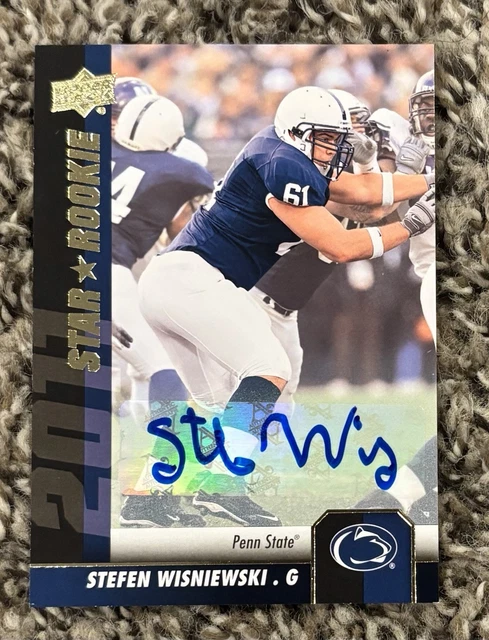 Stefen Wisniewski 2011 Upper Deck Star Rookie Auto Penn State #127
