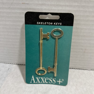 Skeleton Key Set - One with notch, One Without NIP