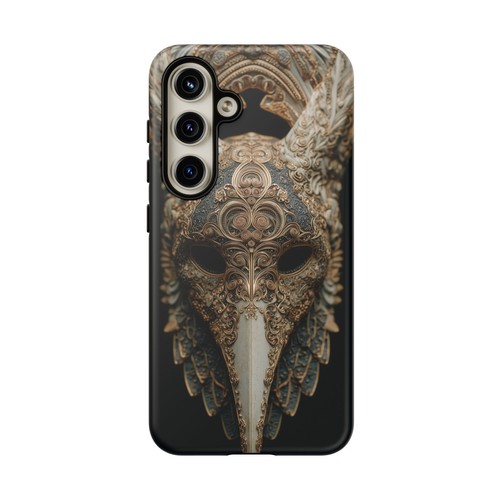 Phone Ink - Cover Case for iPhone Galaxy Pixel - Decorated Plague Mask Gold - Picture 202 of 261