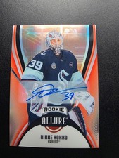 2025-26 Allure Hockey Nikke Kokko Red Rainbow Autograph