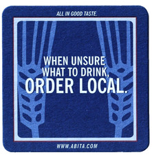 Abita Light  Order Local  Beer Coaster Abita ...