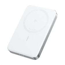 Anker 10000mAh Qi2 Wireless Power Bank 15W/30W Fast Charging USB-C White