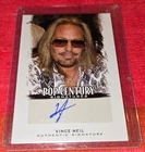 2012 POP CENTURY AUTOGRAPHED CARD OF VINCE NEIL MOTLEY CRUE SIGNED CARD CLEAN!