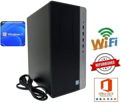 HP Desktop Intel 3.90GHz Windows 11 Office 2019 Pro 512GB NVMe SSD 16GB RAM HDMI