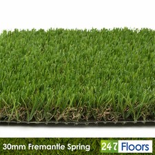 Fremantle Spring 30mm Artificial Grass, C Shaped Realistic Turf Lawn 2m 4m 5m