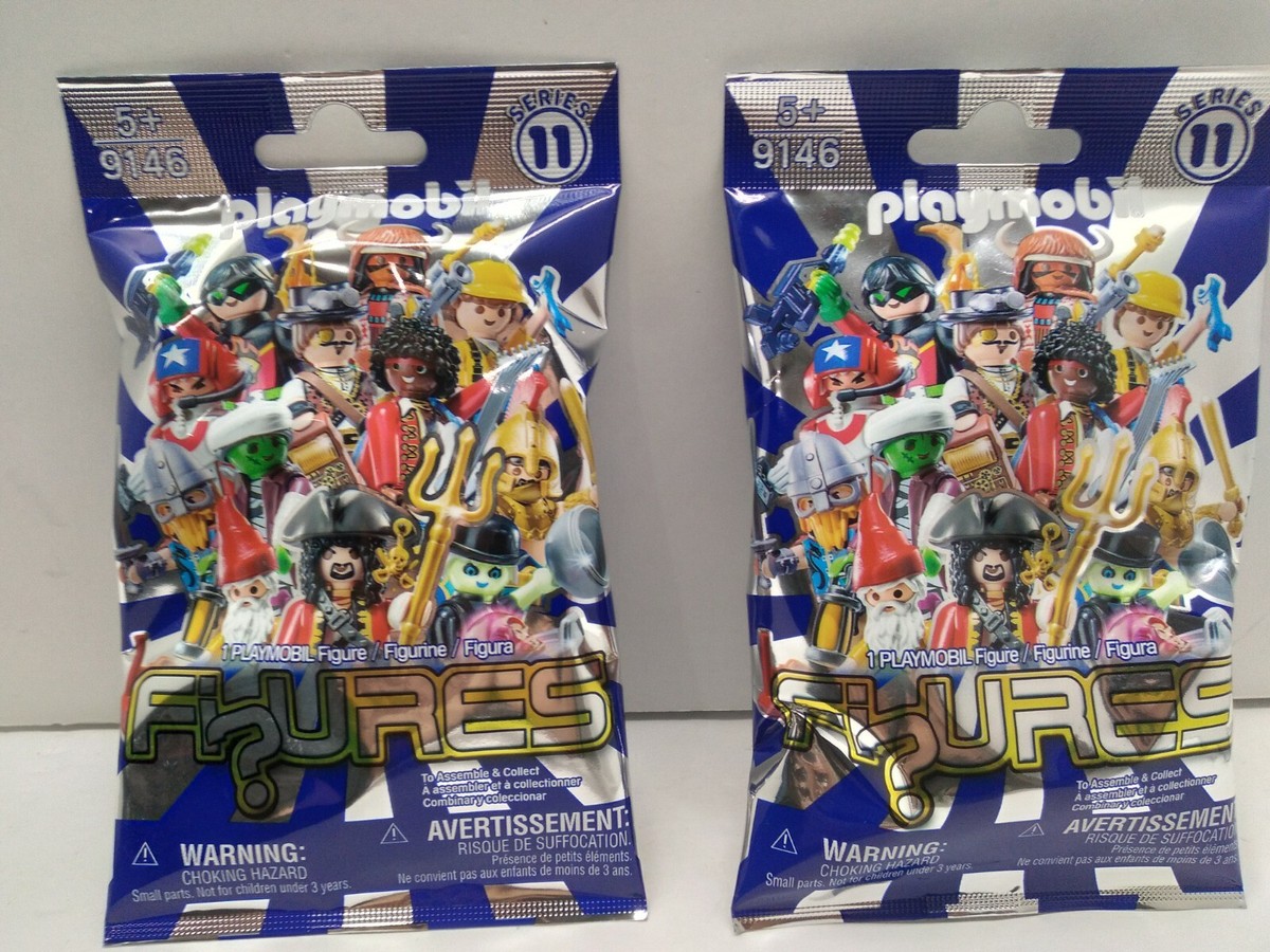 x Playmobil Figures 9146 Series 11 Blue Blind Bag Figure Toy NEW SEALED  Ages