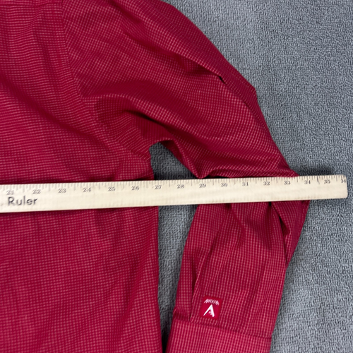 Philadelphia Phillies Shirt Antigua Mens Extra Large XL Button Up Red Checkered - Picture 9 of 9