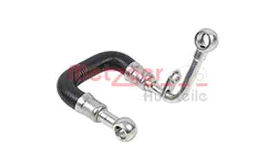 METZGER Tubo Radiatore Linea-Raffreddamento Motore Destra per VW Golf