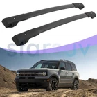 Black Cross Bar for Ford Bronco Sport ON ROAD 2021-2026 Luggage Roof Rack Cargo
