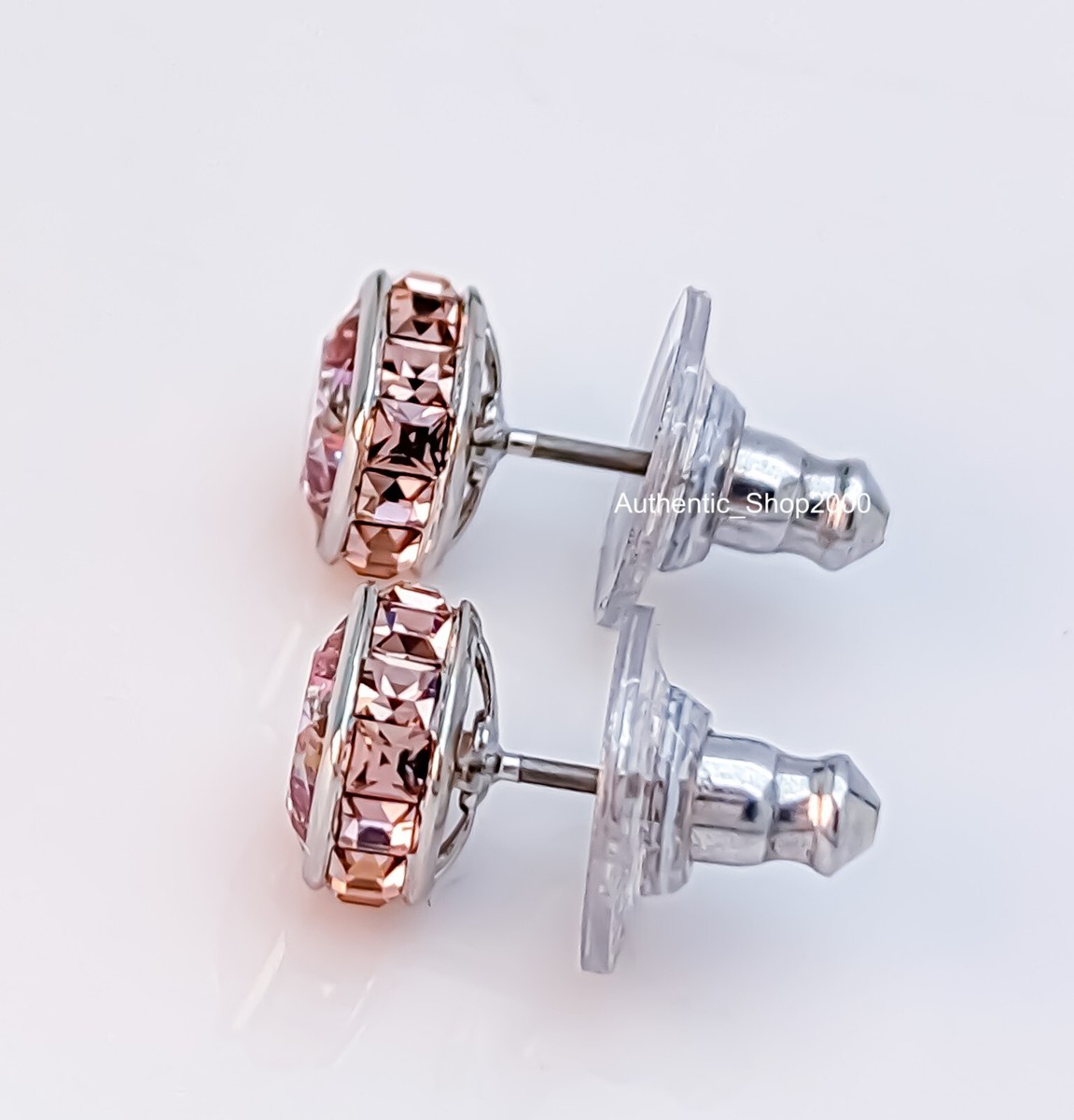 New 100% SWAROVSKI Rhodium Pink Crystals June Birthstone Stud Earrings 5660799 New 100% SWAROVSKI Rhodium Pink Crystals June Birthstone Stud Earrings 5660799