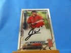 Josh Winckowski Bowman Chrome 2021 Prospect Autograph Auto