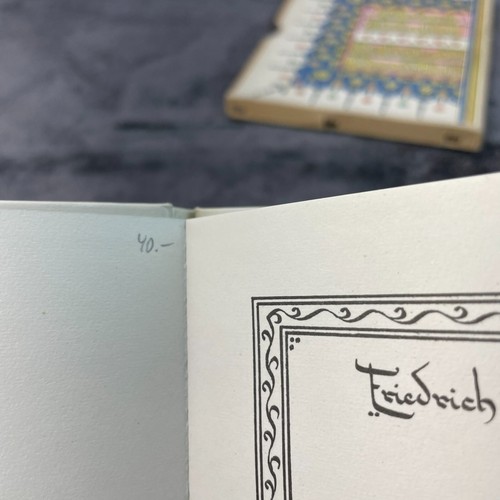 Die Lieder Des Mirza Schaffy Friedrich Bodenstedt GERMAN Poems HC SC 1924 - Foto 10 di 20