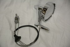 Fits 1962 Chrysler Imperial 300 Chrome Remote Left Driver Side 3 Bar Mirror