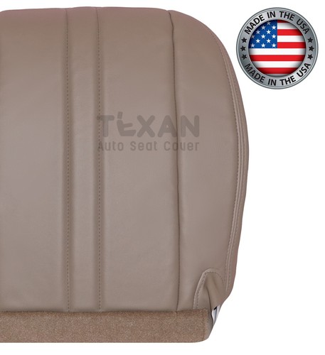 Fits 1997-2002 GMC Savana Van Front Seat Cover Synthetic Leather Med Neutral Tan - Picture 62 of 74