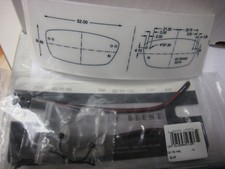 GEOFFREY BEENE EYEGLASS FRAMES Style GLOWING BURGUNDY 52-19-140 NO LENS