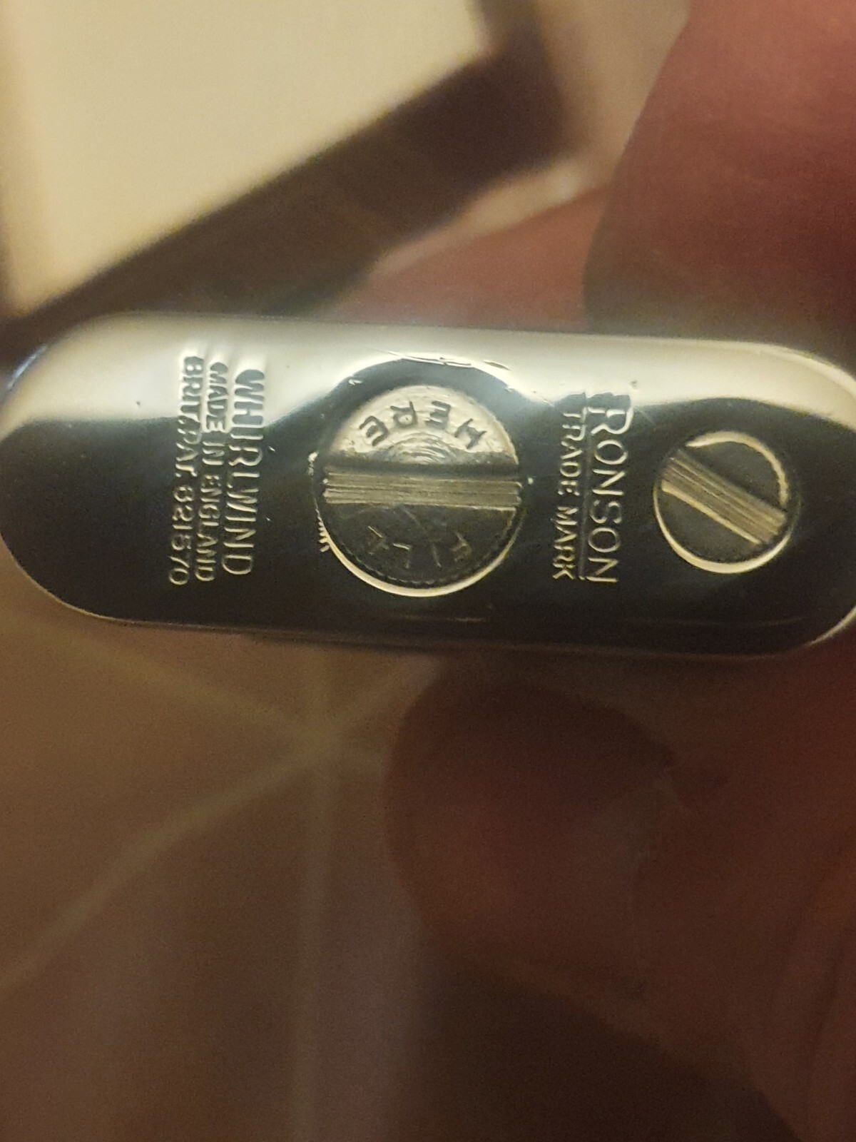 Ronson Whirlwind Lighter with Box and pouch Showroom Condition 1957