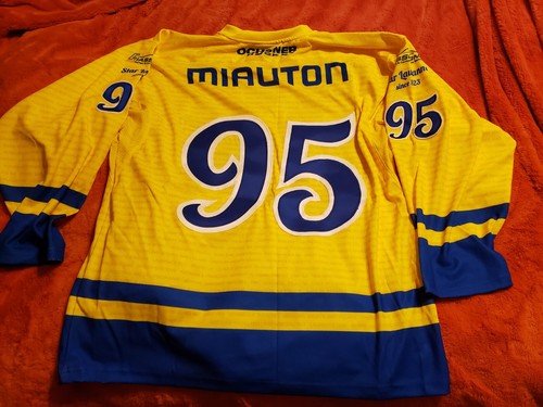 CAMISETA DE HOCKEY SOBRE HIELO HC STAR LAUSANNE #95 MAYLAN TAM TAM XL NUEVA - Imagen 18 de 24