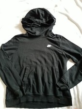 Nike Sportswear NSW Womens Funnel Neck LS Hoodie Sz Medium Black 853928-010 CB3