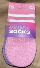 Crocs Kids Large Crocs Socks Pack of Three 196265123087