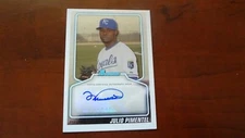2010 BOWMAN # BPA-JPI  JULIO PIMENTEL  AUTOGRAPHED BASEBALL CARD