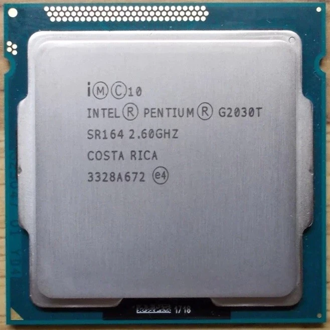 Intel Pentium G2030T SR164 Dual Core Processor 2.6 GHz, Socket LGA1155, 35W CPU - Image 3 of 4