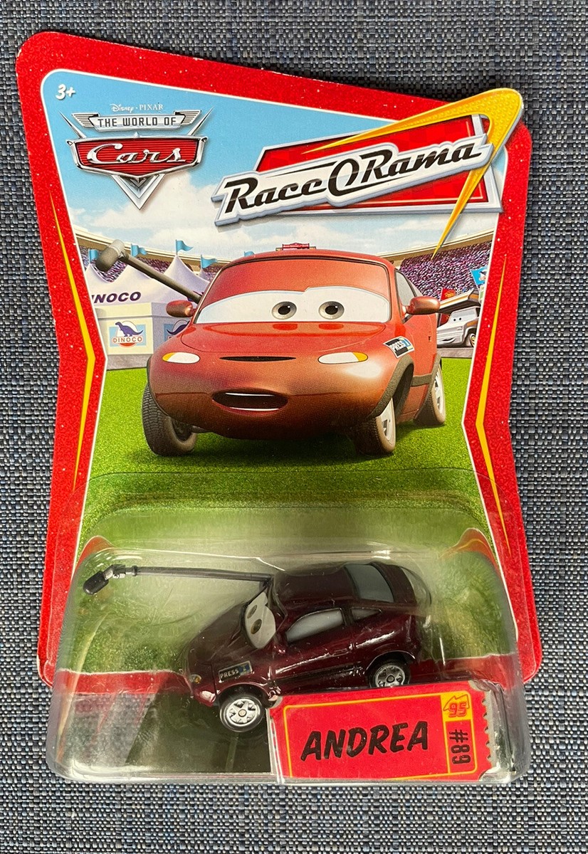Disney PIXAR The World of Cars ANDREA #89 Race O Rama by