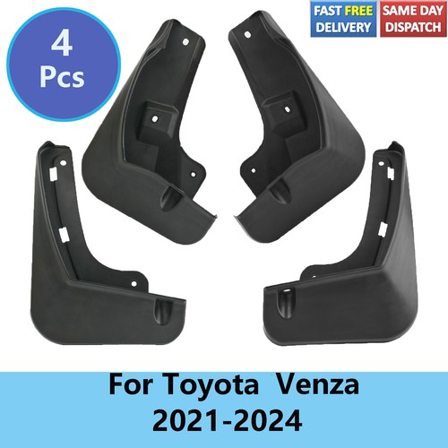 Guardabarros guardabarros delanteros traseros 4 piezas para Toyota Venza XU80 2021-2024 - Imagen 7 de 8