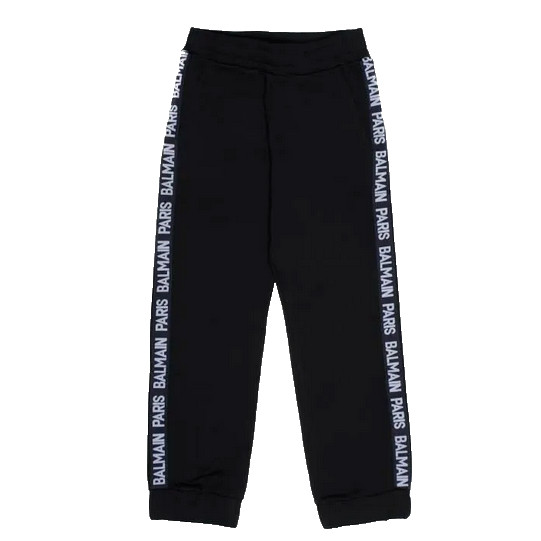 СПОРТИВНЫЕ БРЮКИ BALMAIN С ЛОГОТИПОМ BLK BT6R50 930 ИЛИ