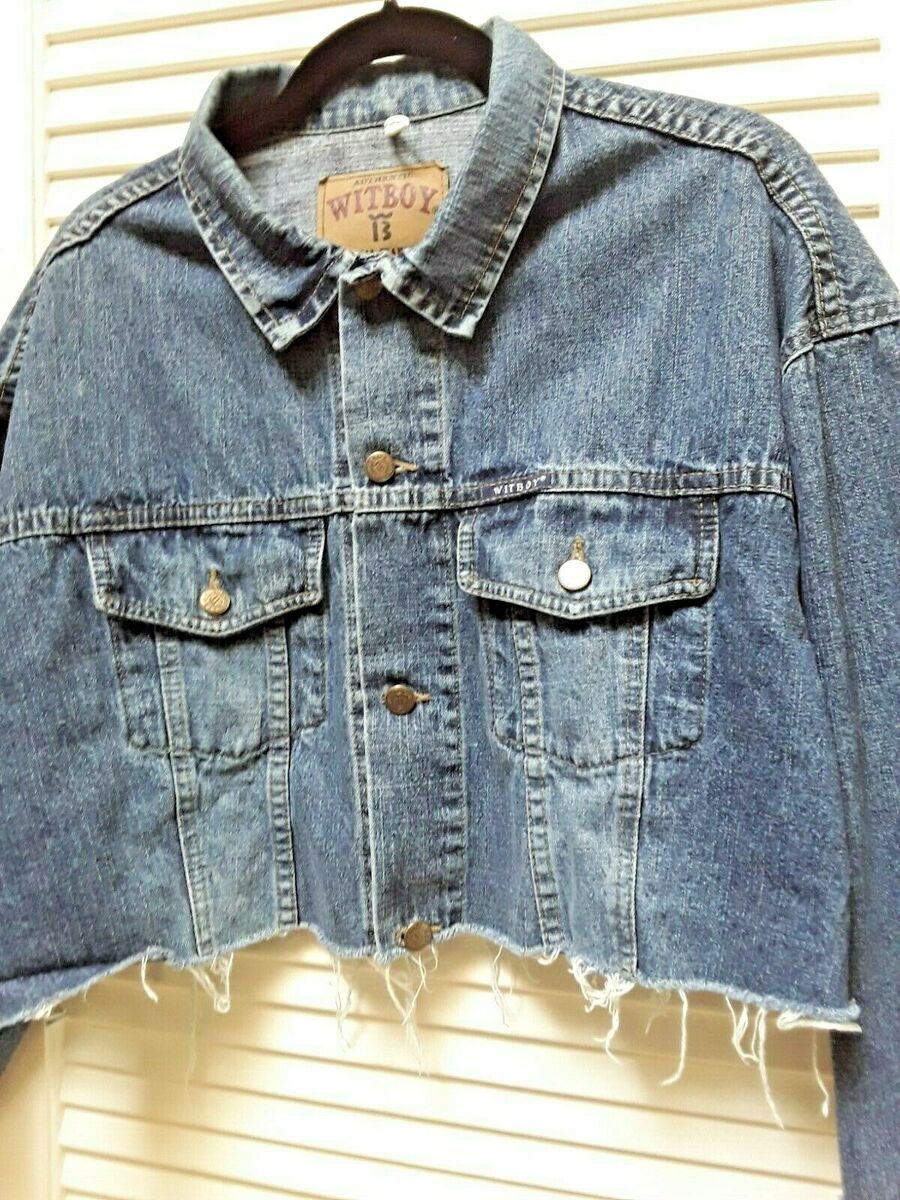 Witboy 13 Authentic Original Jeanswear Distressed Blue Jeans Witboy 13 Authentic Original Jeanswear Distressed Blue Jeans