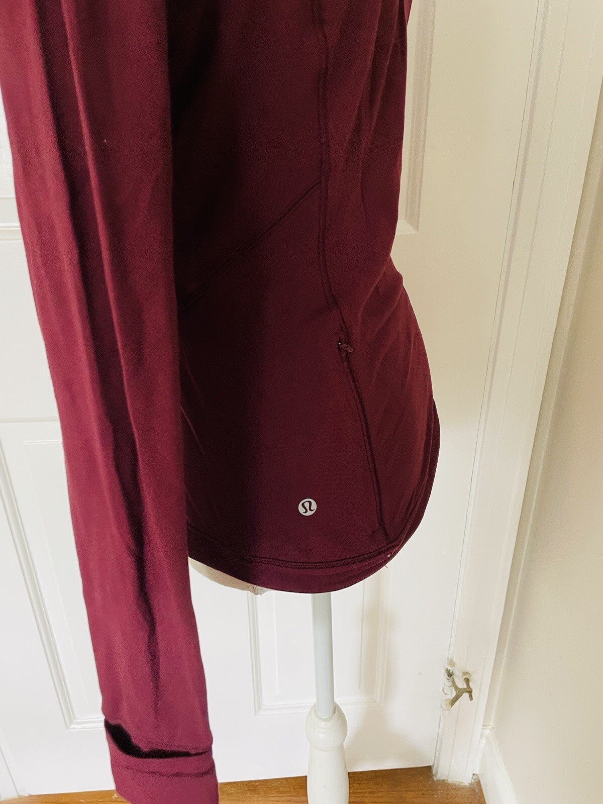 Lululemon Outrun the Elements Quarter Zip Maroon … - image 6