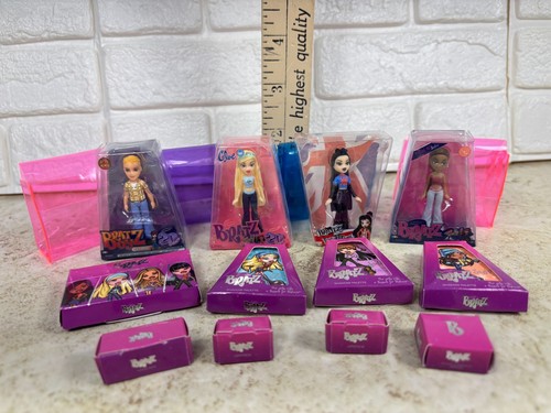 Bratz Miniverse Cloe Sasha Jade Cameron und Mini Kosmetikzubehör 16-teiliges Set - Bild 2 von 14