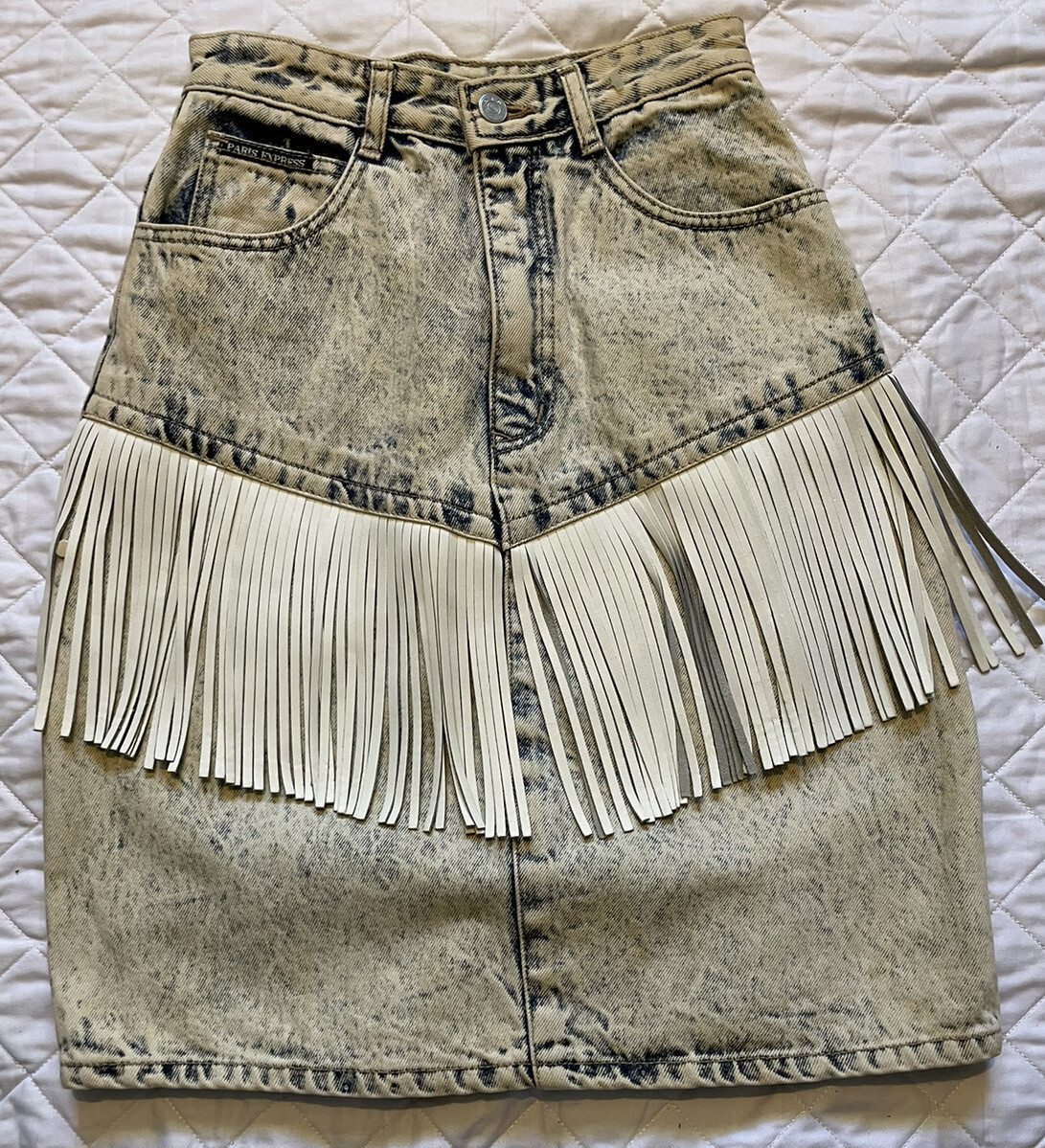 【BAON】Dilpin Fringe Washing Denim Skirt BAON】Dilpin Fringe Washing Denim Skirt (BAON/スカート