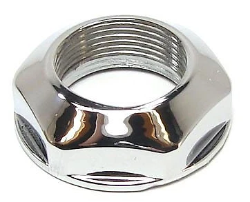 OER 11/16" ID Cromo Antena Bisel Tuerca 1969 Firebird Camaro Impala Bel Air Foto 2 de 4