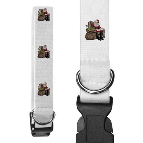 'Father Christmas & Gifts' Dog Collars (PR027871) - Picture 1 of 9