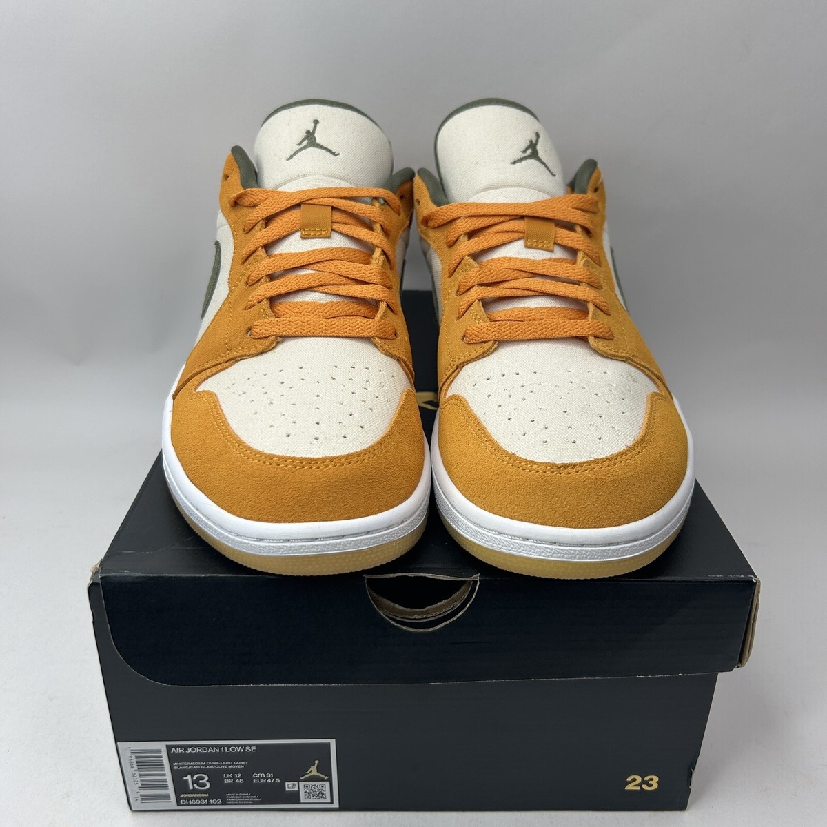 Nike Air Jordan 1 Low SE “Light Curry/Orange Olive” (DH6931 Nike Air Jordan 1 Low SE “Light Curry/Orange Olive” (DH6931