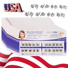 20Pcs Dental Orthodontic Brackets Braces Standard Mini MBT Slot 0.022 3 Hooks Y