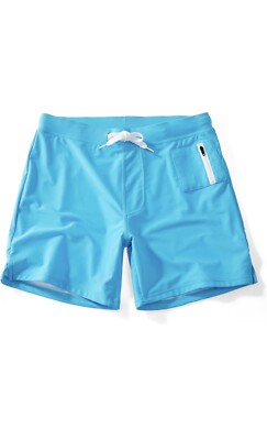 KOTENKO Herren Badehose Boxer Shorts Square Cut – ärmellos, 100% Polyester, Schnelltrocknend