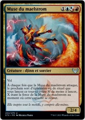 MTG Magic STX FOIL - Maelstrom Muse/Muse du maelstrom, French/VF