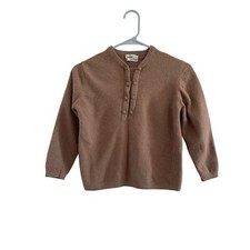 Vintage 50s Heather Brown Garland Dreamspun Wool Sweater Cashmere Wool