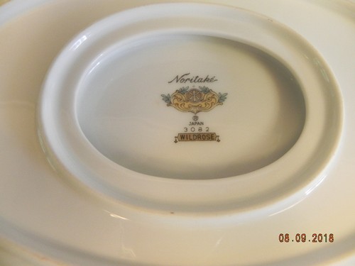 NORITAKE 1950s YELLOW WILDROSE CHINA...GRAVY BOAT..NORITAKE WILDROSE CHINA 3082 - Picture 6 of 7