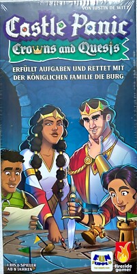 Castle Panic Crowns & Quests Fun Supply Board Game Family Game Strategy Game
