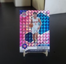 2020-21 Mosaic Killian Hayes Pink Camo NBA Debut Rookie Prizm #270 Pistons RC 