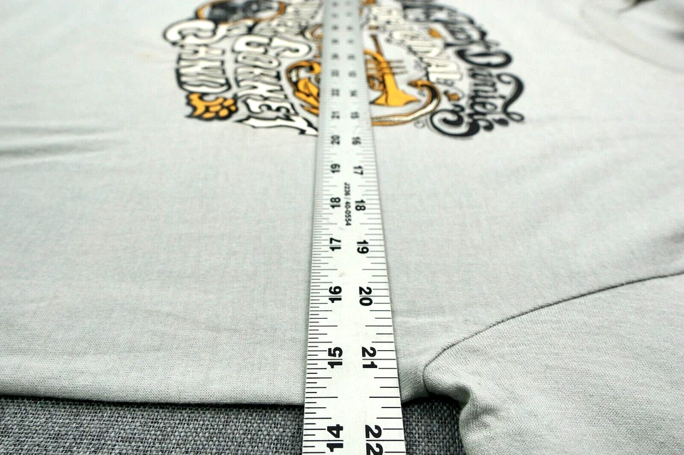 Camiseta De Colección Jack Daniel's Whisky Grande Plata Corneta Banda Años 80 Tennessee Foto 4 de 4