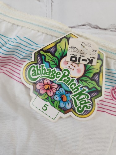 RARE NOS 1983 VTG Cabbage Patch Kids Little Girls Underwear Panties - Kick-A-Way - Picture 2 of 7