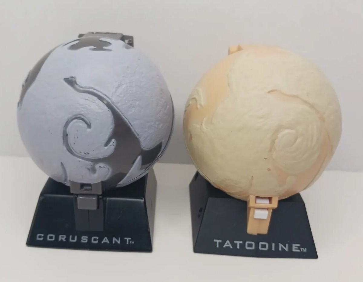 Star Wars Vintage 1999 Planet Tatooine & Coruscant