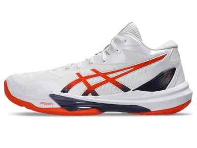asics SKY ELITE FF MT3 26.5 ホワイト/オレンジ ASICS Volleyball Shoes SKY ELITE FF MT 3 1051A081.103 White / Nova