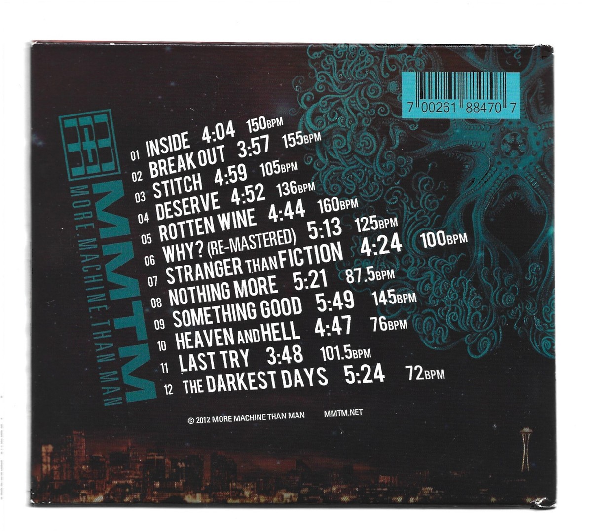 未開封 Emotional Addict After Garden 同人 CD More Machine Than Man - Dark Matter CD SIGNED!! digipak