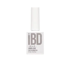 ibd Rubber Gel Polish 01 Linen Love 0.5oz