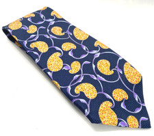 Ameri Mens Tie Silk Necktie 62 Long 4 Wide Multicolor